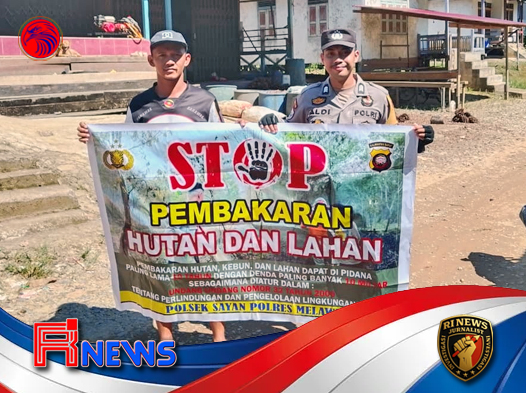 Sentuhan Dialogis Polsek Sayan Redam Ancaman Karhutla di Tumbak Raya
