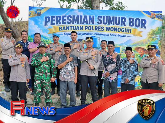 Sumur Bor Polres Wonogiri Diresmikan
