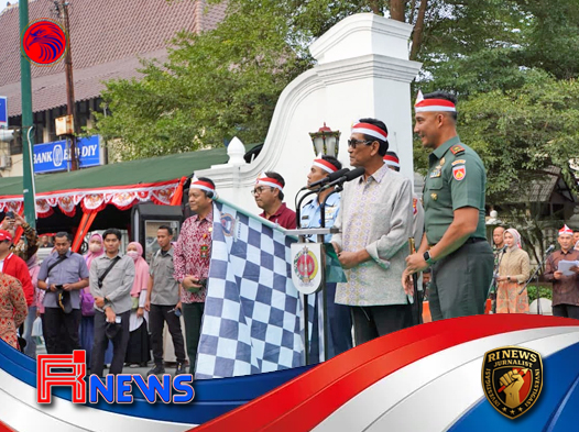 Tugu Pal Putih Terasa Merah Putih
