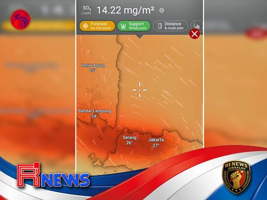 Ancaman Gas Beracun Anak Krakatau