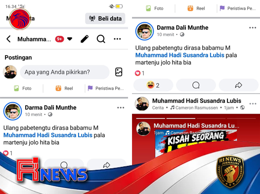 Muncul di Akun FB Darma Dali Munthe