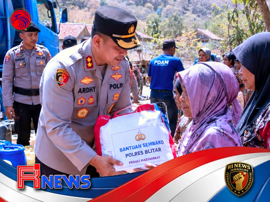 Polres Blitar Gerak Cepat Atasi Krisis Air