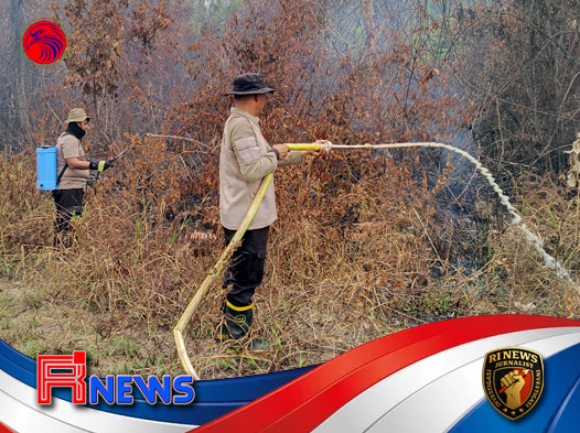 Polres Melawi Optimalkan Pemadaman Karhutla Pakai X-Fire