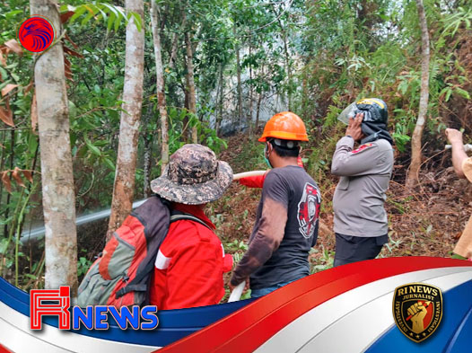 Sinergi Lintas Sektor Padamkan Api di Belaban Ella