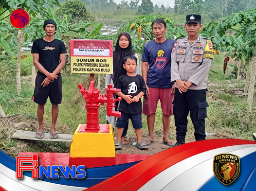 Warga Dusun Sauwe dan Sahui Siapkan Sumur Bor untuk Percepat Pemadaman Karhutla di Kecamatan Putussibau Selatan