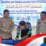 Polres Melawi Teken Pakta Integritas Bersama Bengkel dan Komunitas Motor