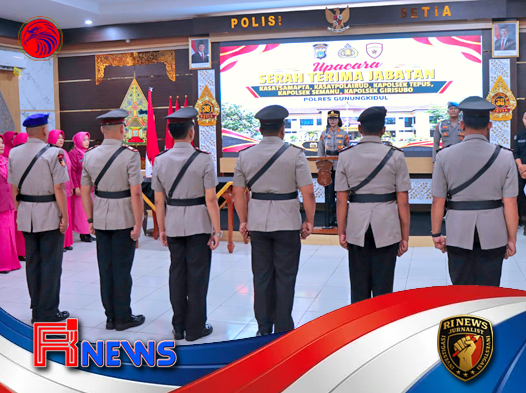 Rotasi Jabatan di Tubuh Polres Gunungkidul