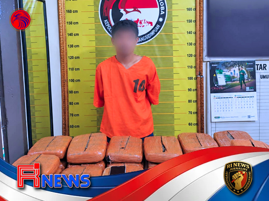 Satresnarkoba Polres Padangsidimpuan Bekukan 20 Kg Ganja