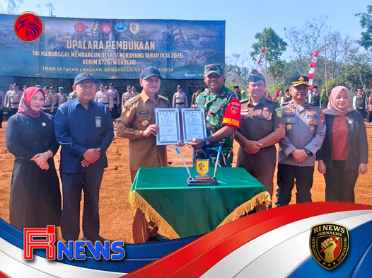 TMMD Sengkuyung Tahap IV 2026 Resmi Dibuka di Giriwarno