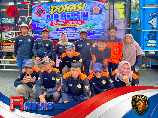 Tagana Jatisari dan Relawan Kismantoro Salurkan